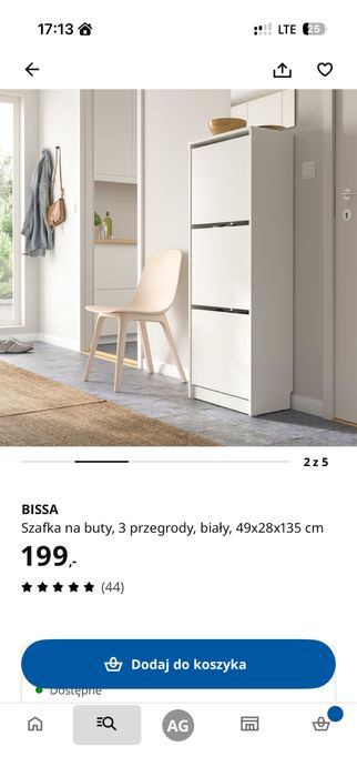 Szafka Bissa Ikea