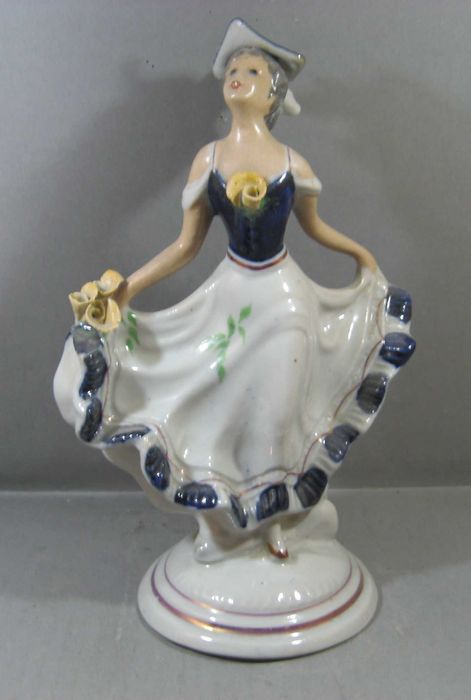 Figurka Ceramiczna Steatyt Katowice PRL