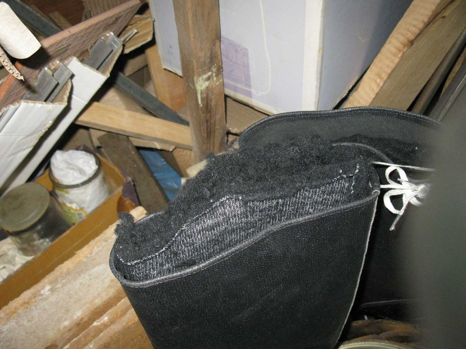 Сапоги рабочие с вынимающимися утеплёнными вставками размер 45