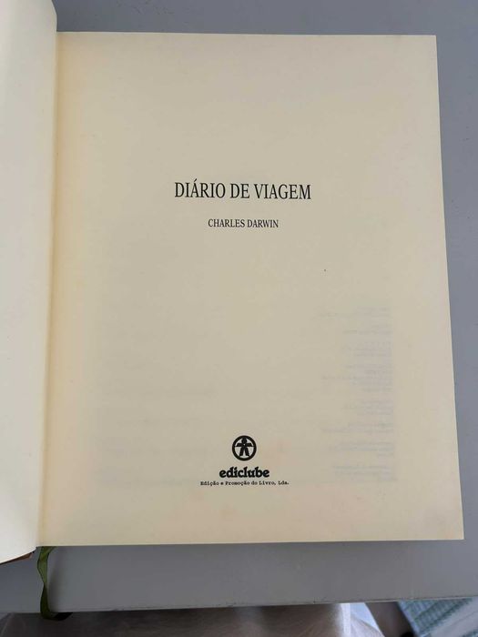 Livro Diário de Viagem - Charles Darwin