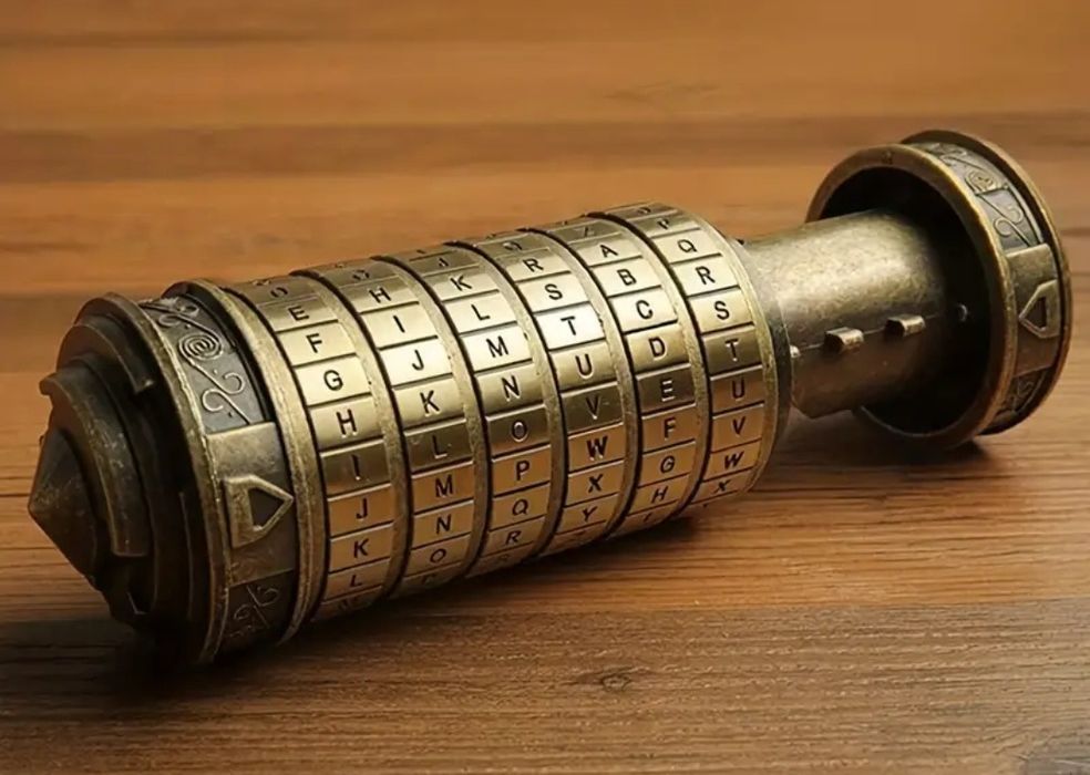 Krypteks pudełko na biżuterię pierścień zaręczynowy Kod Da Vinci