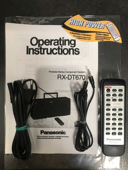 Panasonic RX-DT670, AUX