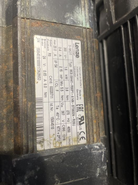 Silnik servomotor lenze handtmann merkes