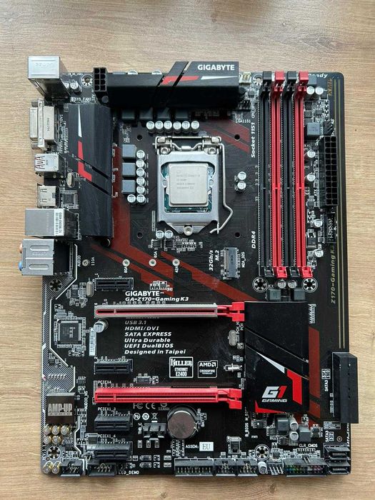Gigabyte  Ltd Z170 Gaming K3 CF + Procesor Intel Core i5 6600