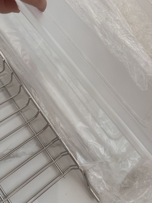 Сушарка Віяр для стаканів та чашок VIYAR Хром 85см з піддоном