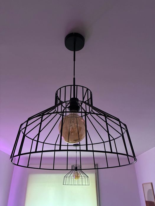 Candeeiros metal preto