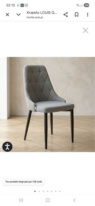 Krzesła LOUIS Homla 4 sztuki