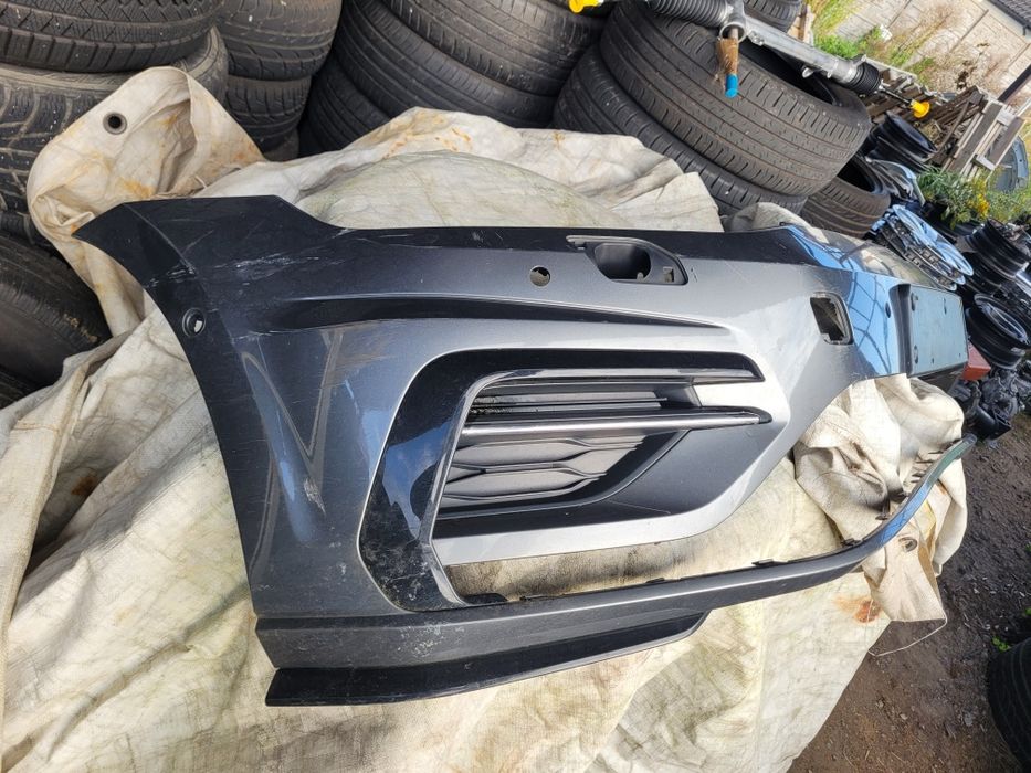 Zderzak vw golf Vll lift siwy