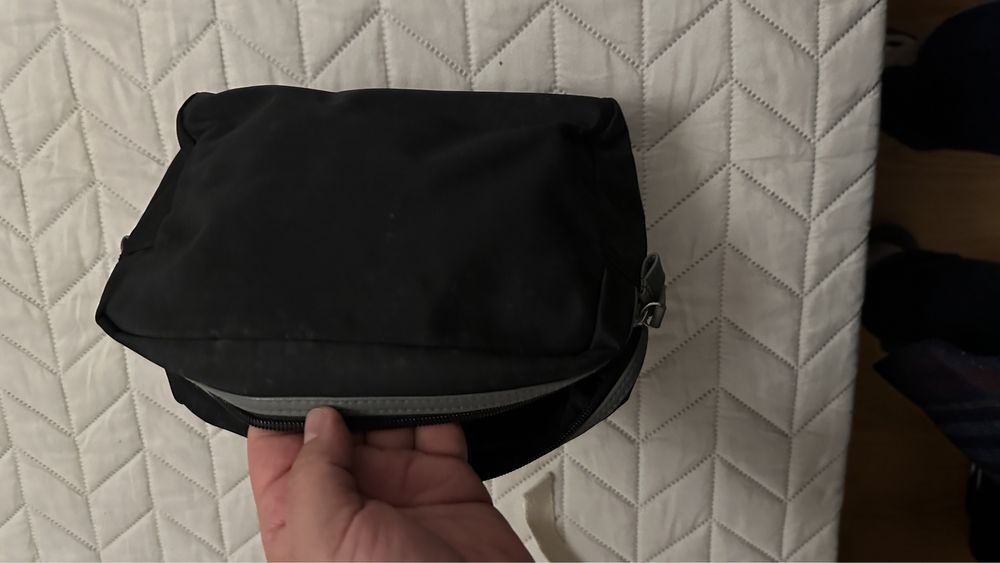 Necessaire de viagem/Ginasio preta/cinza