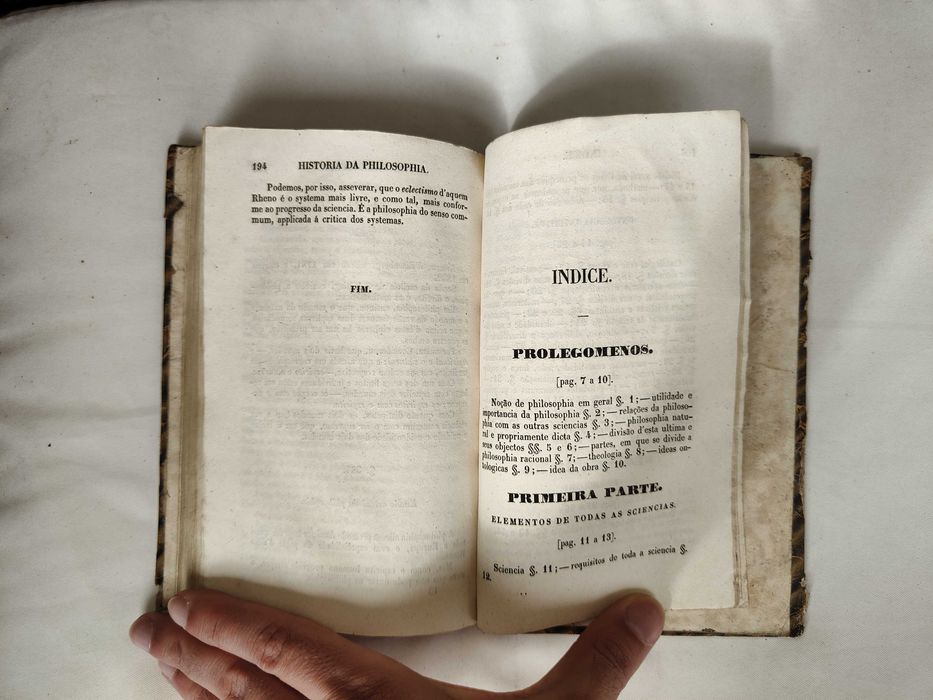 Livro | Elementos de Filosofia Racional | 1855