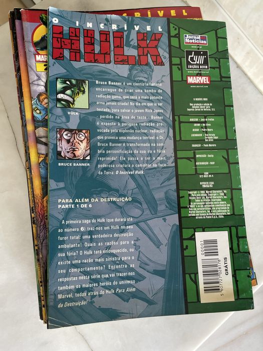 O incrivel Hulk Marvel Coleção completa Banda Desenhada Marvel 2023
