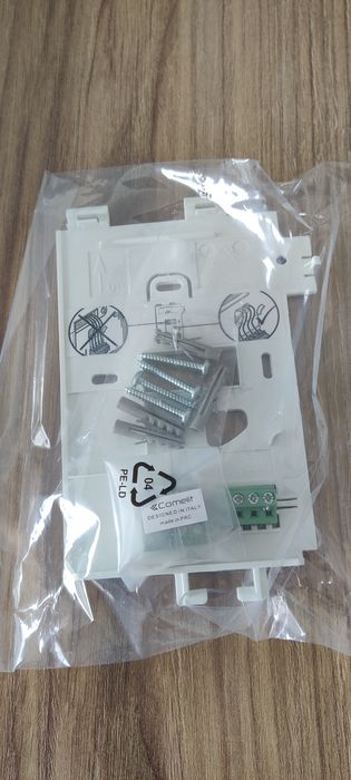 Comelit 6701W - Vídeo-intercomunicador Mini com Auscultador 2 fios