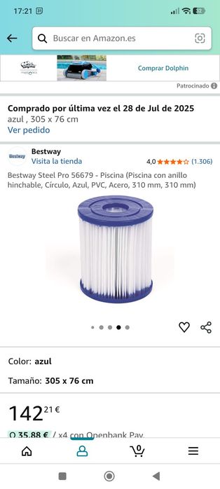 Piscina Bestway Steel Pro 305x76
