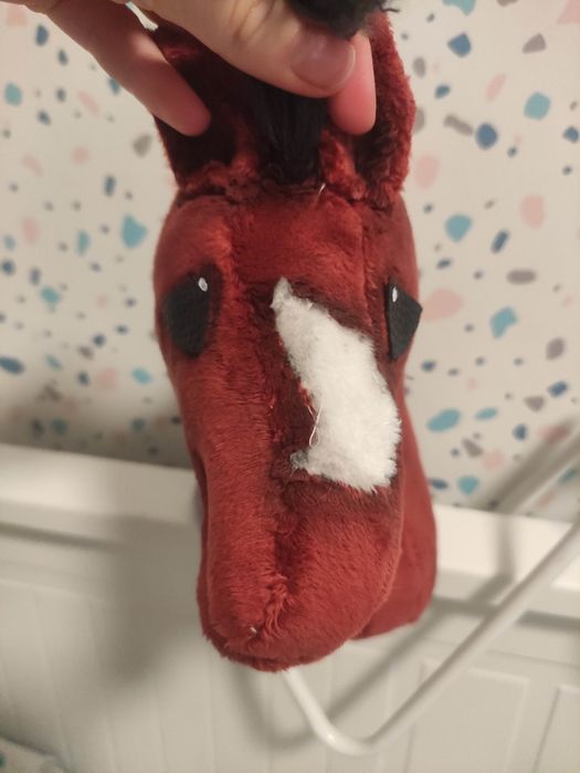 Hobby horse A5 bordowy