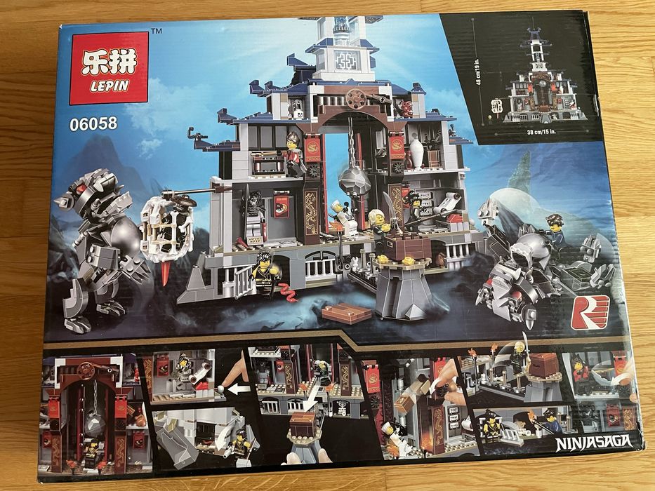 Конструктор Lepin ninjago 1501 деталь