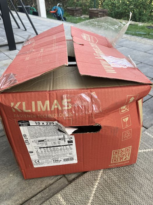 Kołki i łączniki do styropianu 22cm Klimas 70szt