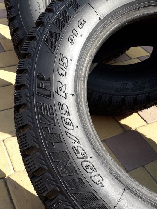 9.5мм. Зима  195/65/15 Bargum. Новая резина r 15.  Шини 25 року.