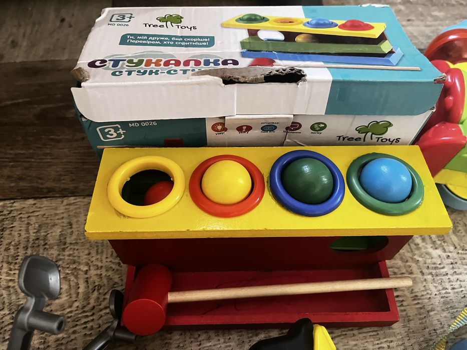 Розаиваючі іграшки, дереаяні, машинки, інтерактивні
