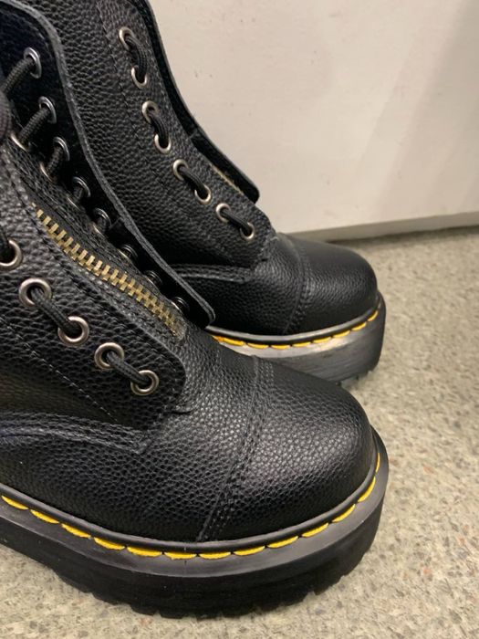 Черевики Dr. Martens Jadon Platform 40 41 чорні шкіряні на платформі
