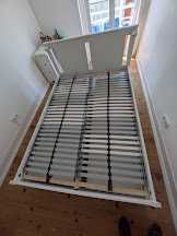 Cama de Casal IKEA SONGESAND 140x200cm c/ gavetas