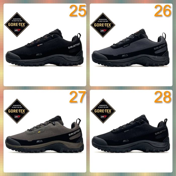 ВСІ ІСНУЮЧІ МОДЕЛЬКИ Salomon Gore-Tex кросівки соломон водонепроникні