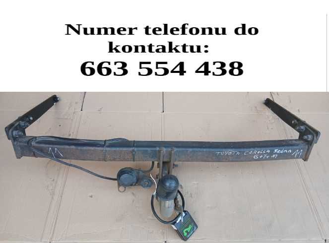 Hak holowniczy Toyota Corolla E21 kombi/sedan 2019-2026, odpinany, GDW nr 11