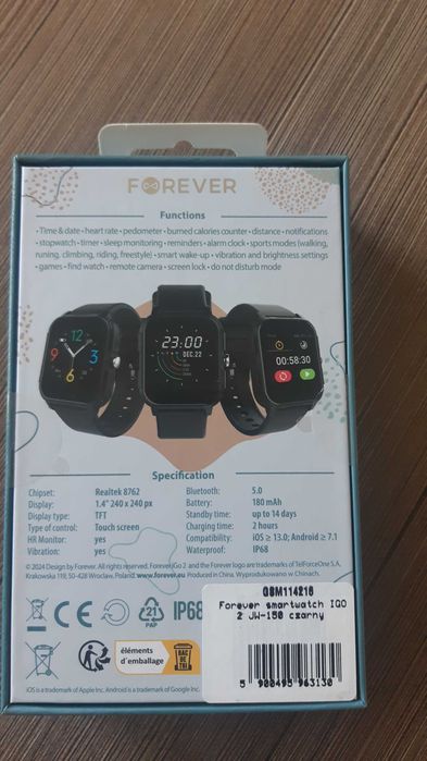 Smartwatch Forever iGO2