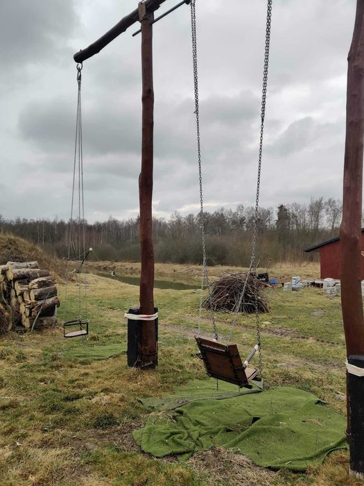 Domek letniskowy nad stawem - ognisko/grill/las/siatkówka