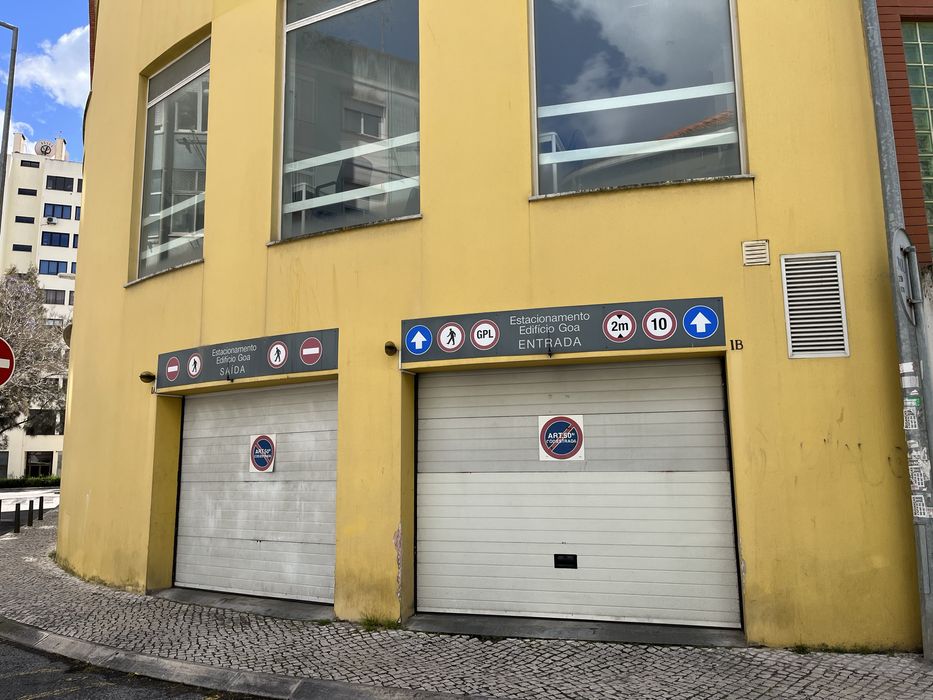 Lugar de estacionamento para moto