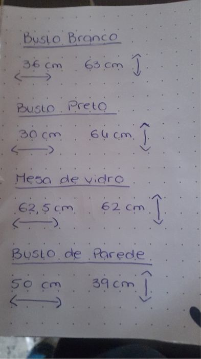 Busto de parede realista como novo