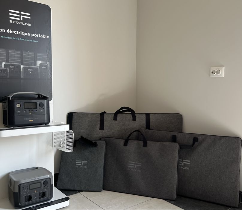 Сонячна панель розкладна 160w ecoflow solar panel