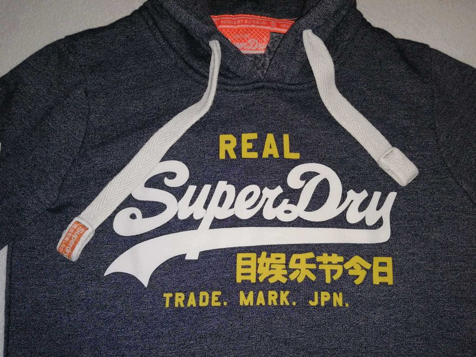 SUPERDRY 23 Real Bluza z kapturem Damska S Kangurka Oryginalna 100%