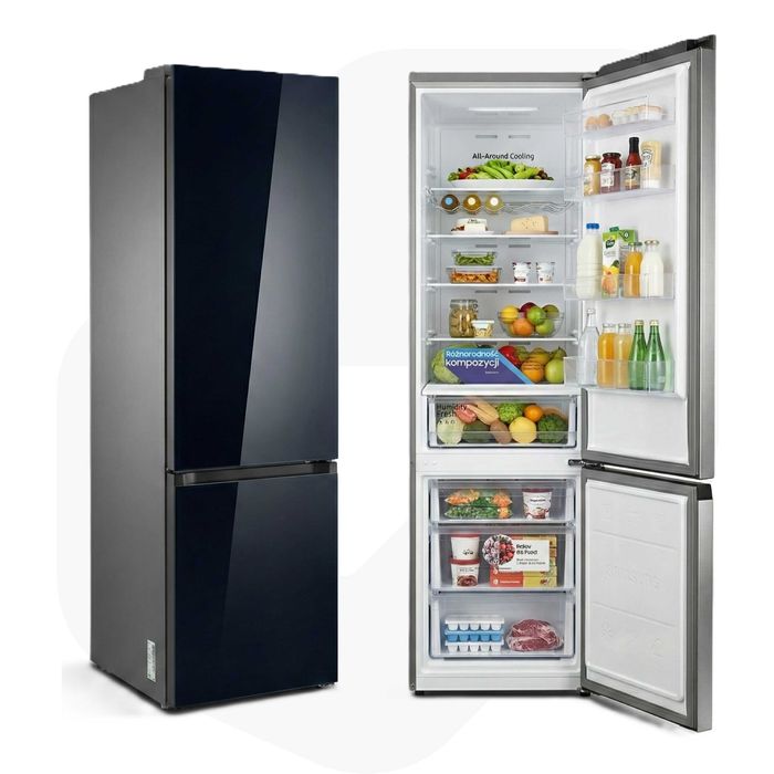Lodówka No Frost Samsung RB38A6B2E22 BESPOKE 390L 203cm OUTLET 11BH23