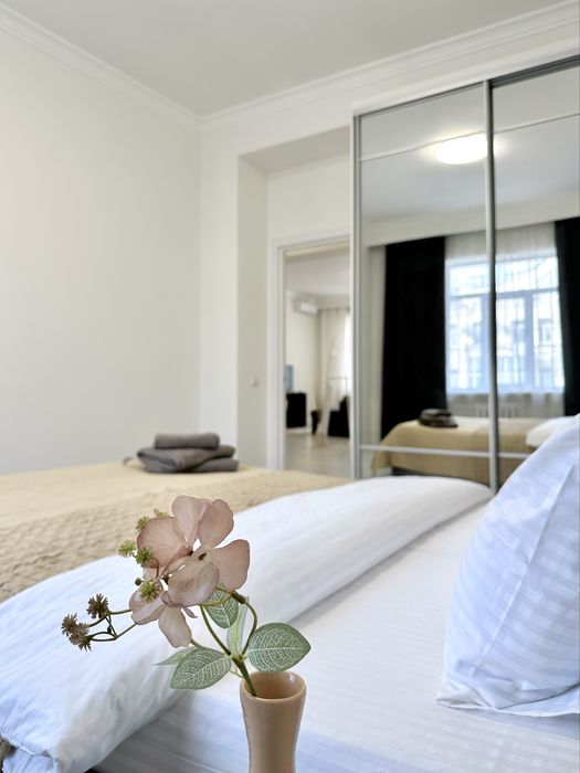 Затишна 3к квартира у центрі Києва. Подобова оренда