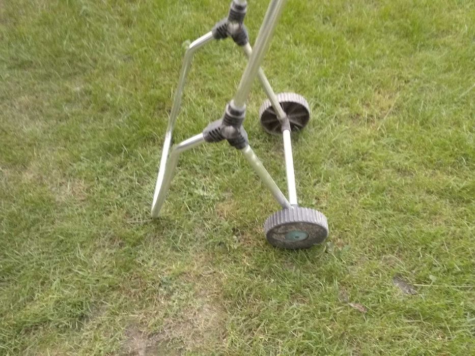 wózek transportowy ogrodowy wąż lub inne aluminium - składany