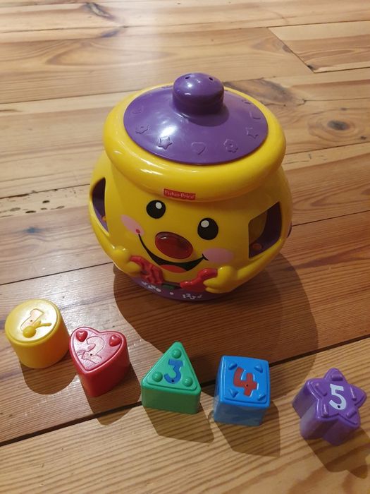 Fisher-Price, Garnuszek na klocuszek, zabawka edukacyjna