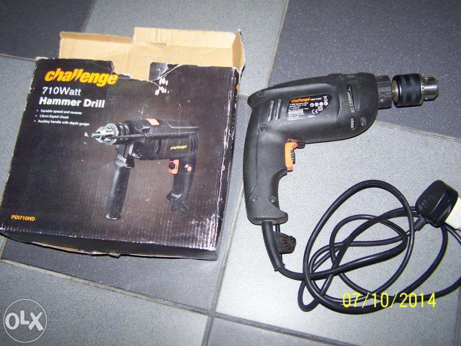 Wiertarka Udarowa Challenge, Moc 710W, Jak Nowa