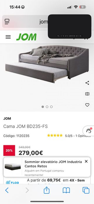 Cama dupla /  sofá
