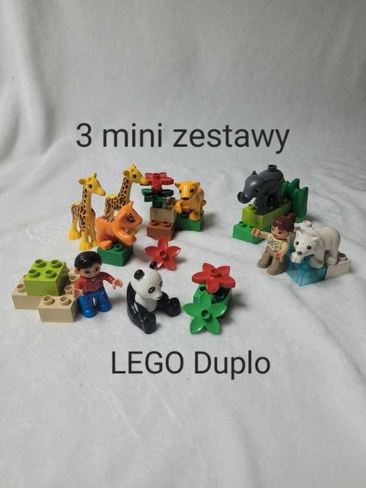 zestawy LEGO Duplo Zoo zwierzątka panda żyrafa Poznań Jeżyce
