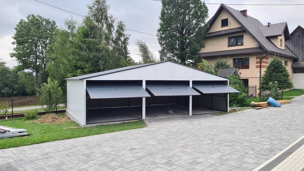 Garaż blaszany 9x6, garaż 9x6, 3x5, 4x5, 6x5, 4x6 ral, ocynk