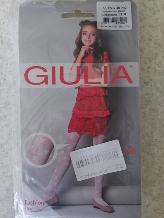 Нарядные колготки Conte и Julia, 128-134 см