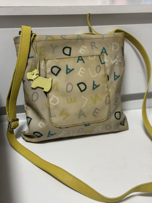 Оригинальная сумка Radley London текстильная через плечо