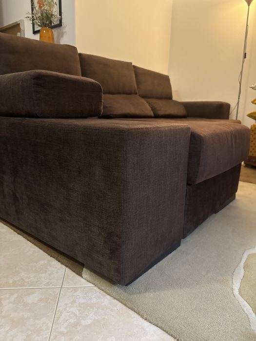 Sofá com Chaise Longue