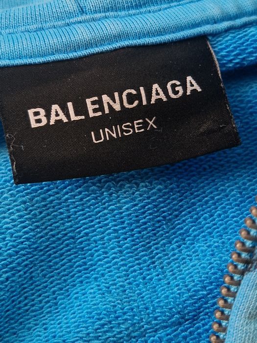 Balenciaga Skater Graffiti Distressed Hoodie