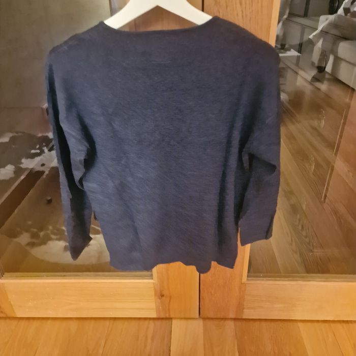 Camisola azul menina com bolsos