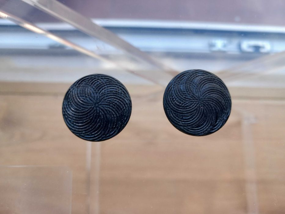 Botões para casaco com face estilo rosácea incrustada diâmetro 2,5 cm