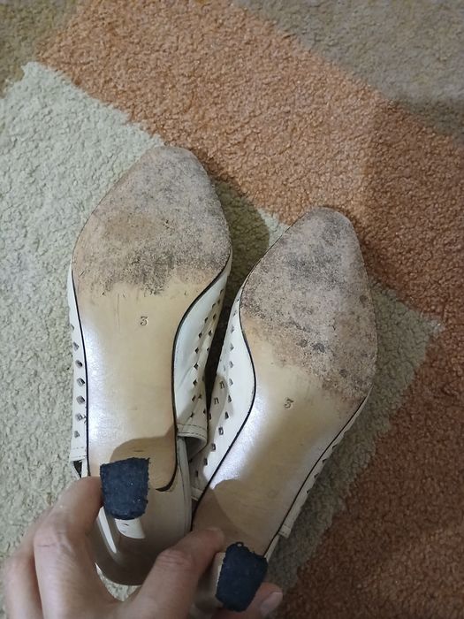 Sapatos Vintage Beges