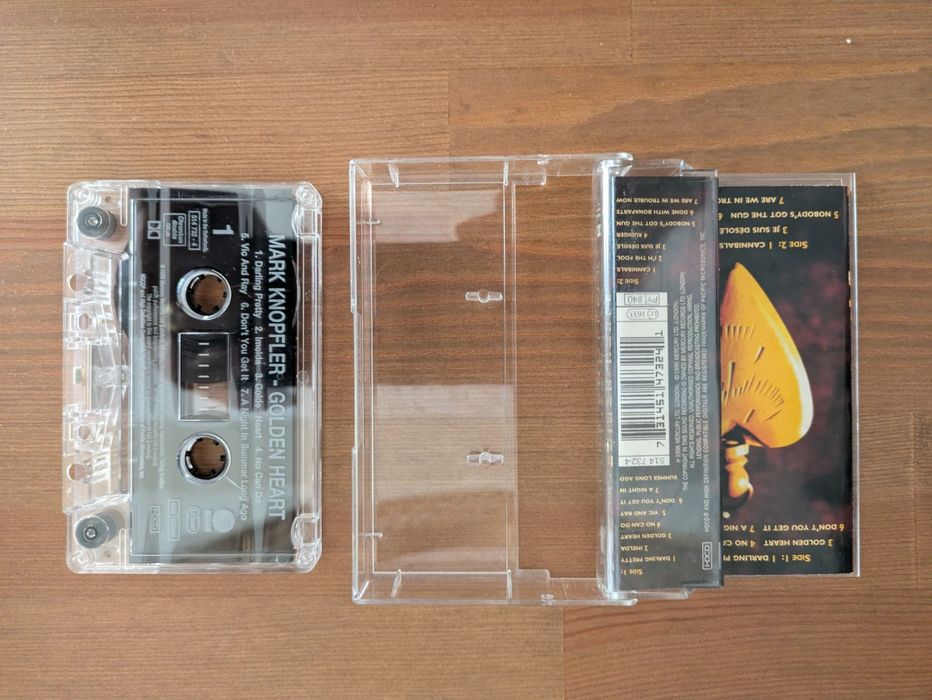 K7 | Cassete - Mark Knopfler " Golden Heart " 1996