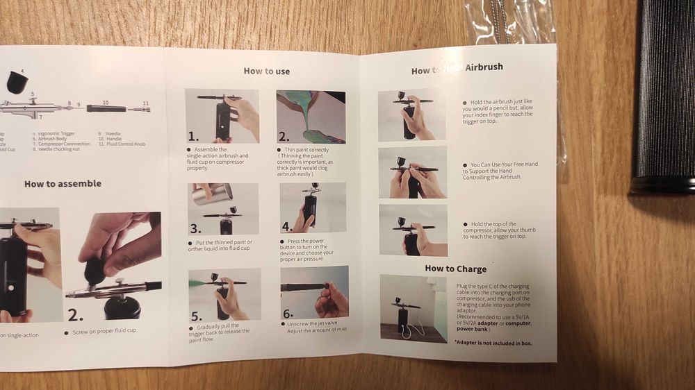 Aerógrafo / Airbrush Hobby - NOVO - Nunca Utilizado