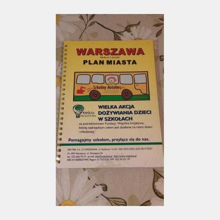 Warszawa. Plan miasta.